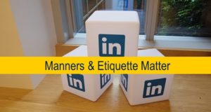 LinkedIN manners
